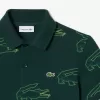 Piké-poloshirt med krokodilletryk