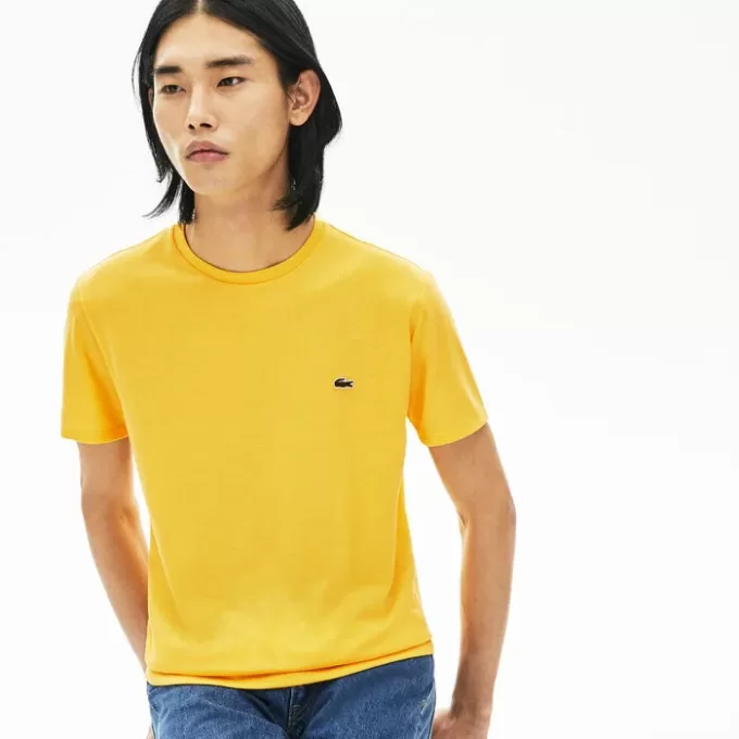 Pima Bomuld Jersey T-shirt med rund hals til mænd