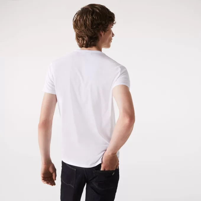 Pima Bomuld Jersey T-shirt med rund hals til mænd