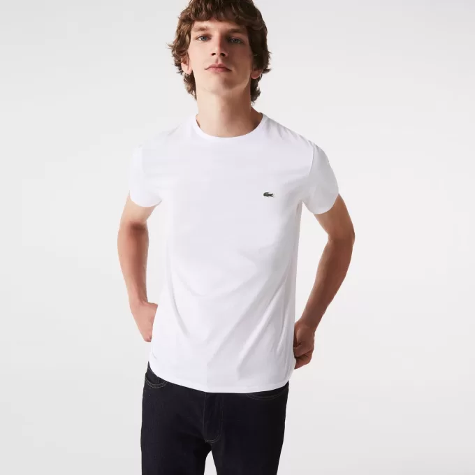 Pima Bomuld Jersey T-shirt med rund hals til mænd