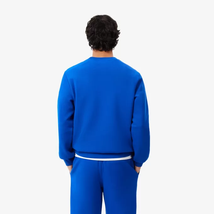 Piqué Badge Accent Sweatshirt