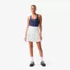 Piqué sportsnederdel med integrerede shorts