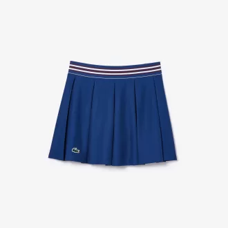 Piqué sportsnederdel med integrerede shorts