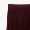 Plisseret nederdel med elastisk talje