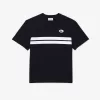 Print Tilbage Bomuld T-shirt