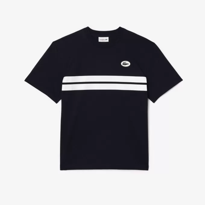 Print Tilbage Bomuld T-shirt