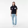 Print Tilbage Bomuld T-shirt