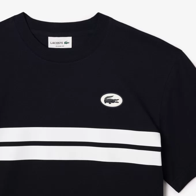 Print Tilbage Bomuld T-shirt