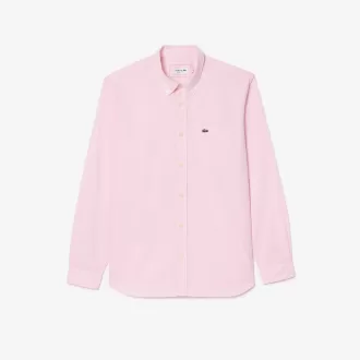 Regular Fit Gingham Poplin skjorte