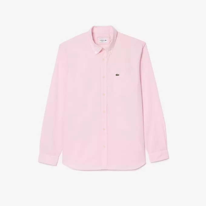 Regular Fit Gingham Poplin skjorte