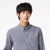 Regular Fit Gingham Poplin skjorte