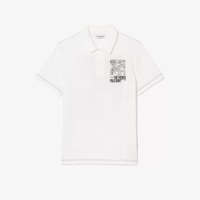Regular Fit Lacoste Movement Poloshirt med tryk