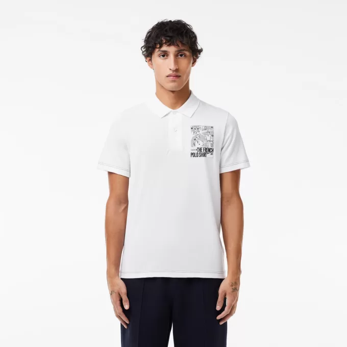 Regular Fit Lacoste Movement Poloshirt med tryk