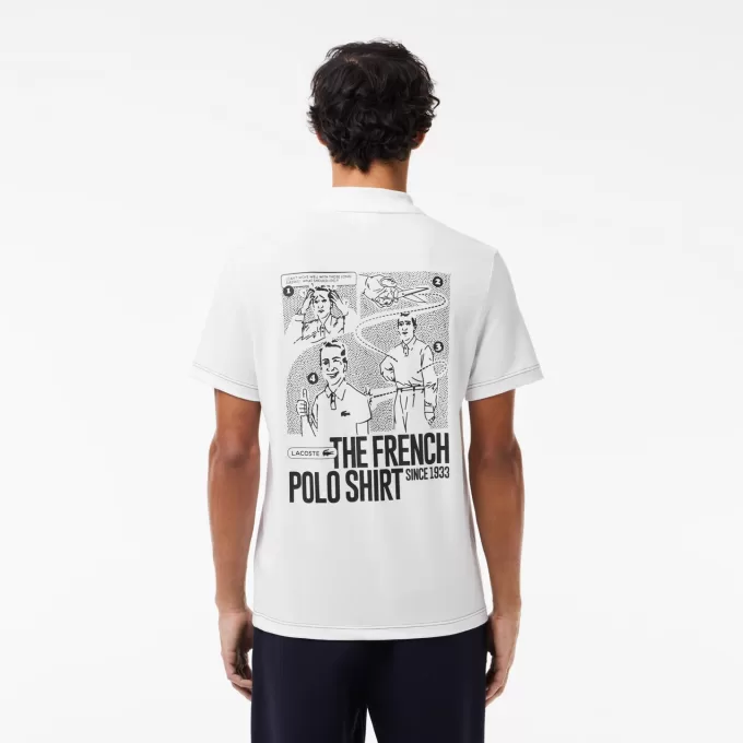 Regular Fit Lacoste Movement Poloshirt med tryk