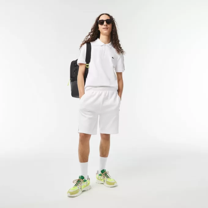 Regular Fit Logo Stripe Stretch Bomuld Poloshirt