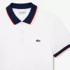 Regular Fit Stretch Bomuld Piqué Poloshirt med kontrastkrave