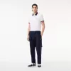 Regular Fit Stretch Bomuld Piqué Poloshirt med kontrastkrave