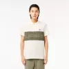 Regular Fit Stretch Piqué Colourblock Polo Shirt