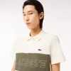 Regular Fit Stretch Piqué Colourblock Polo Shirt