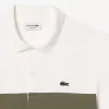 Regular Fit Stretch Piqué Colourblock Polo Shirt