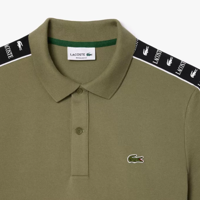 Regular Fit Stretch Piqué Polo Shirt