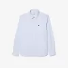 Regular Fit Stribet Oxford Pocket Shirt