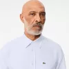 Regular Fit Stribet Oxford Pocket Shirt