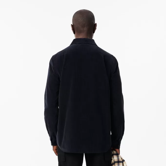 Regular Fit Velourskjorte