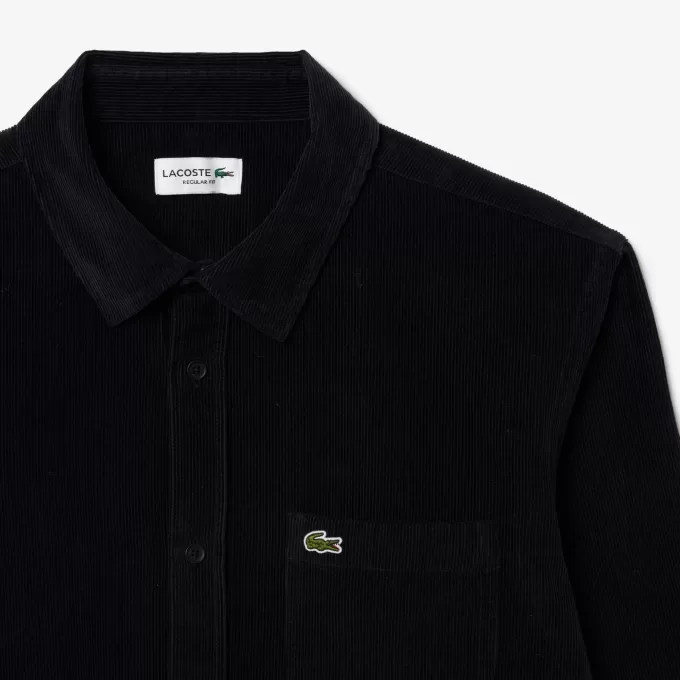 Regular Fit Velourskjorte