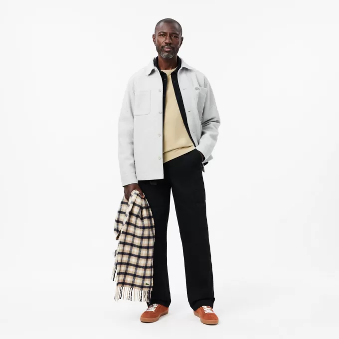 Regular Fit Velourskjorte