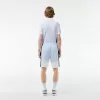 Regular Fit børstet fleece Colourblock joggershorts