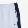 Regular Fit børstet fleece Colourblock joggershorts