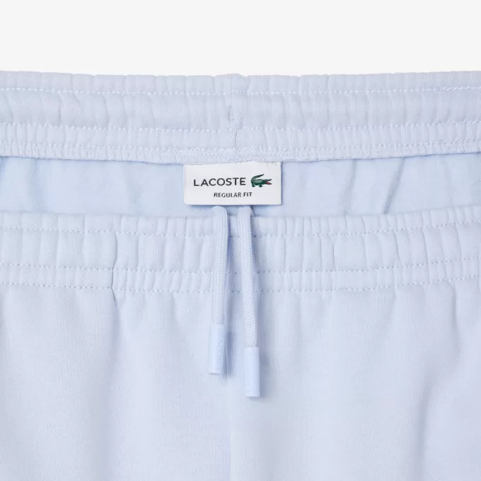 Regular Fit børstet fleece Colourblock joggershorts