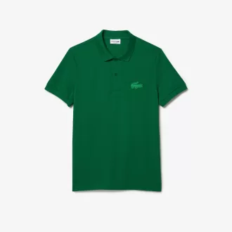 Regular Fit quiltet krokodille-poloshirt