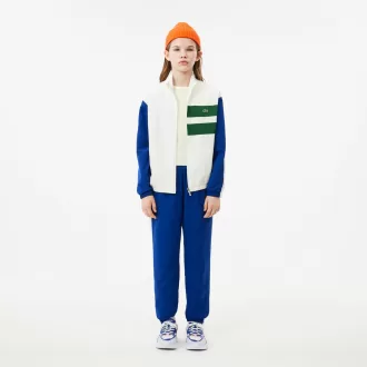 Ribbet T-shirt i bomuld