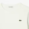 Ribbet T-shirt i bomuld