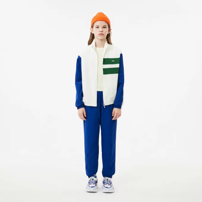 Ribbet T-shirt i bomuld