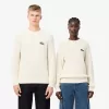 Ribbet bomuldsbadgetrøje