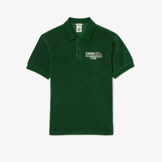Roland-Garros Edition frotté poloshirt med afslappet pasform
