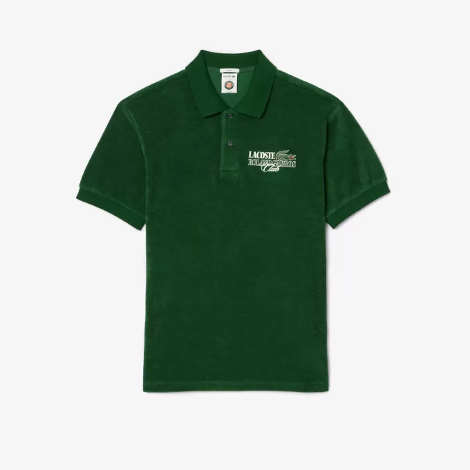 Roland-Garros Edition frotté poloshirt med afslappet pasform