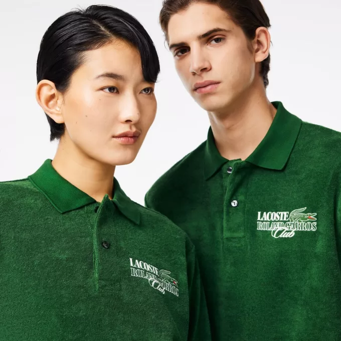 Roland-Garros Edition frotté poloshirt med afslappet pasform