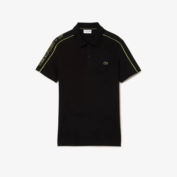 Slim Fit Lacoste Movement Polo Shirt Teknisk Piqué