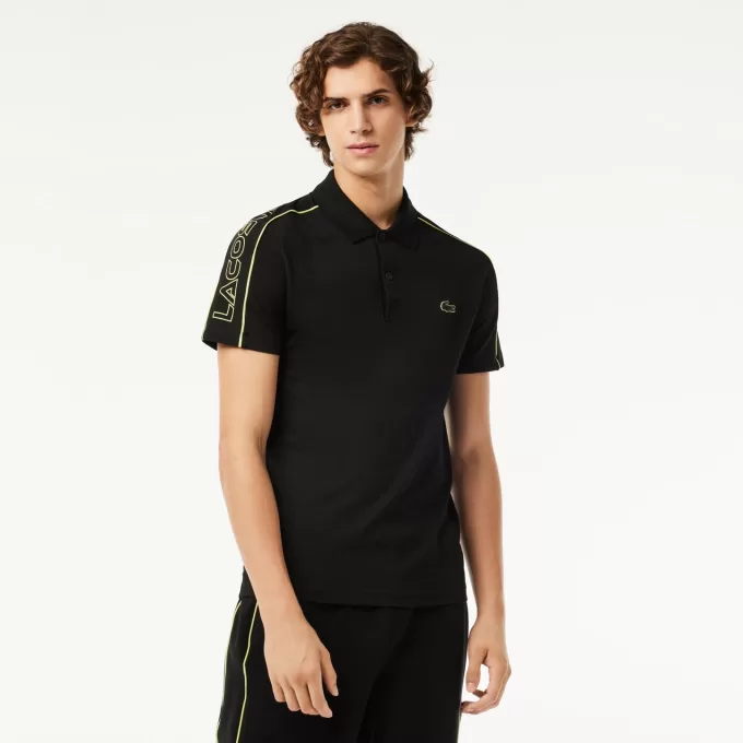 Slim Fit Lacoste Movement Polo Shirt Teknisk Piqué