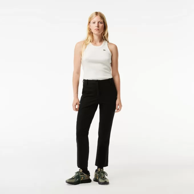 Slim Fit Stretch Bomuld Chinos til kvinder