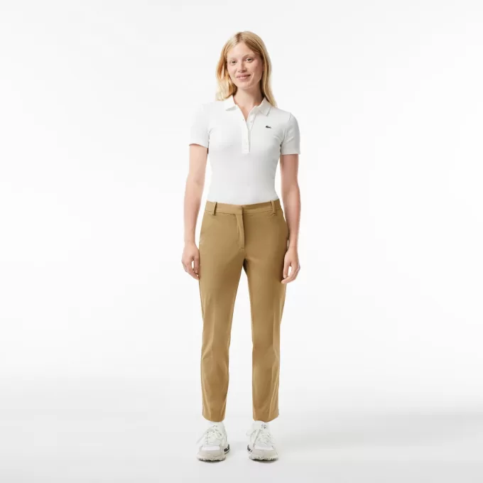 Slim Fit Stretch Bomuld Chinos til kvinder