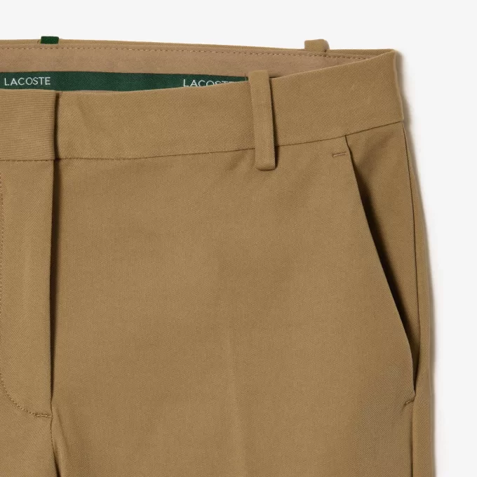 Slim Fit Stretch Bomuld Chinos til kvinder