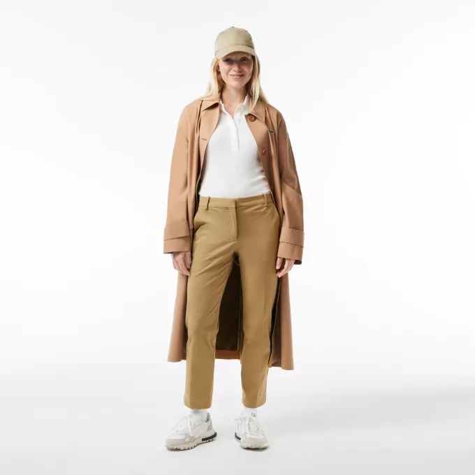Slim Fit Stretch Bomuld Chinos til kvinder