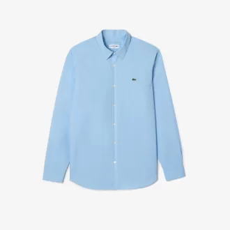 Slim Fit Stretch Bomuld Poplin skjorte