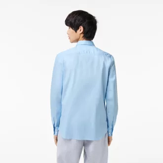 Slim Fit Stretch Bomuld Poplin skjorte