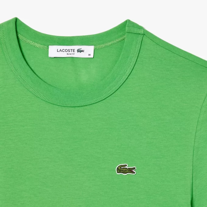 Slim Fit Stretch Bomuld T-shirt